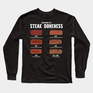 Degree of Steak Doneness Long Sleeve T-Shirt